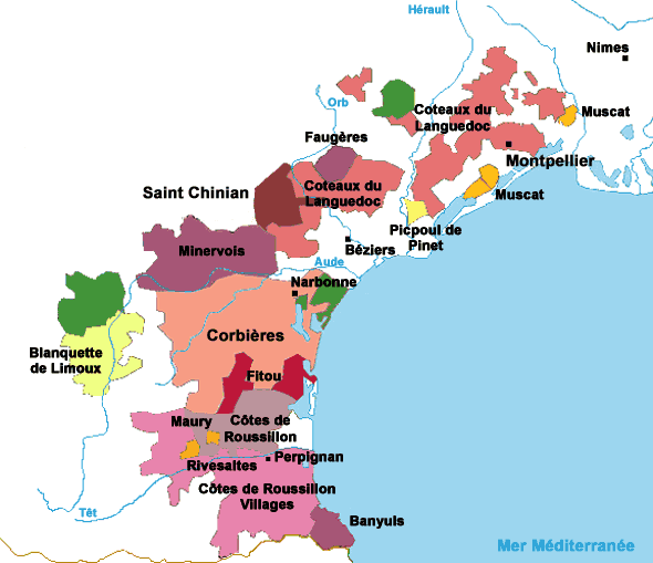 Languedoc Map